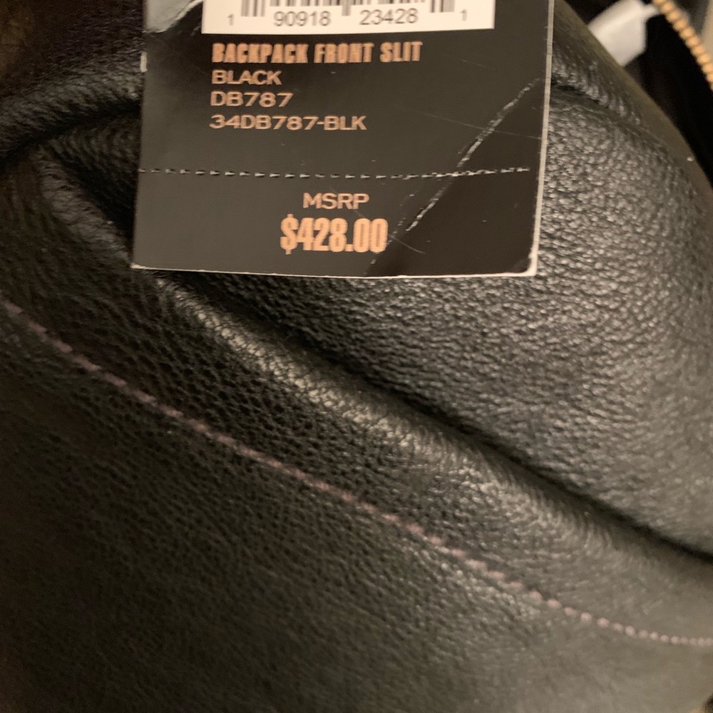 🖤FRYE: Petite Leather Front Slit Backpack (NWT) - Picture 3 of 8